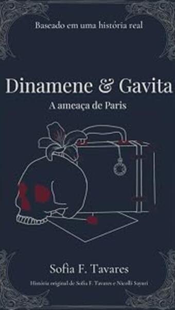 Capa do livro Dinamene & Gavita, escrito por aluno da Aldeia