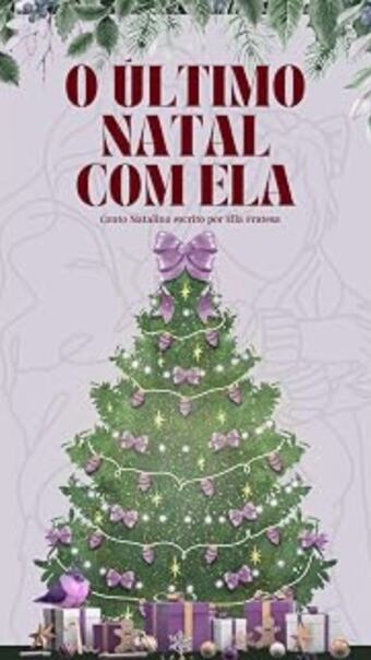 Capa do livro O Último Natal com Ela, escrito por aluno da Aldeia