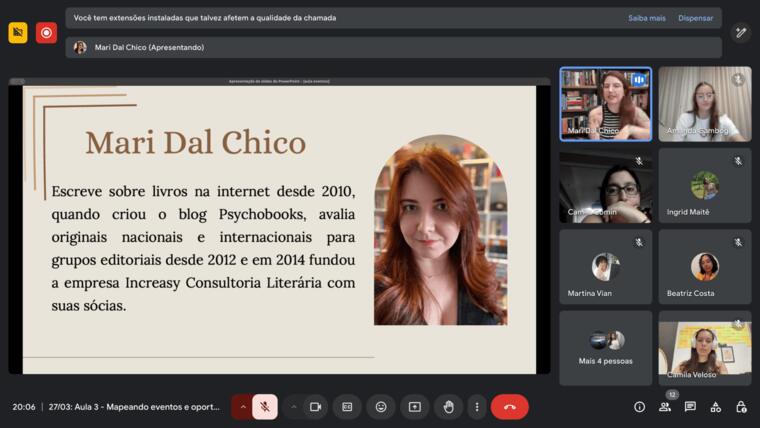 Palestra com Mari Dal Chico