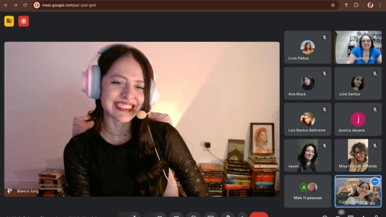 Palestra com Bianca Jung