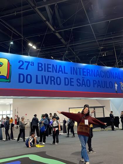 Momento da comunidade da Aldeia Literária em evento do mercado editorial